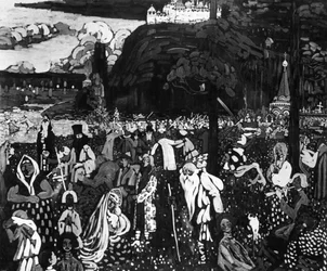 Farbenfrohes Leben, 1907